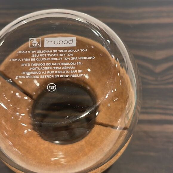 Bodum pour over, 3 cup glass, use paper filters, great for travel, hot coffee. - Picture 5 of 6